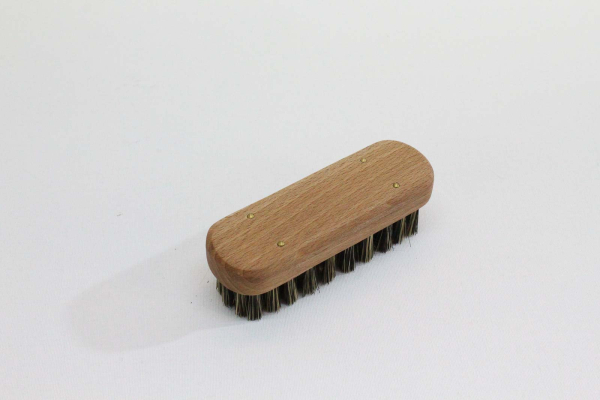 Handbürste 12 cm, geölt / Chungking schwarz